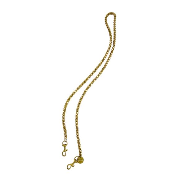 CLARE V. Chain Crossbody Strap Thick Brass - Picture 1 of 7